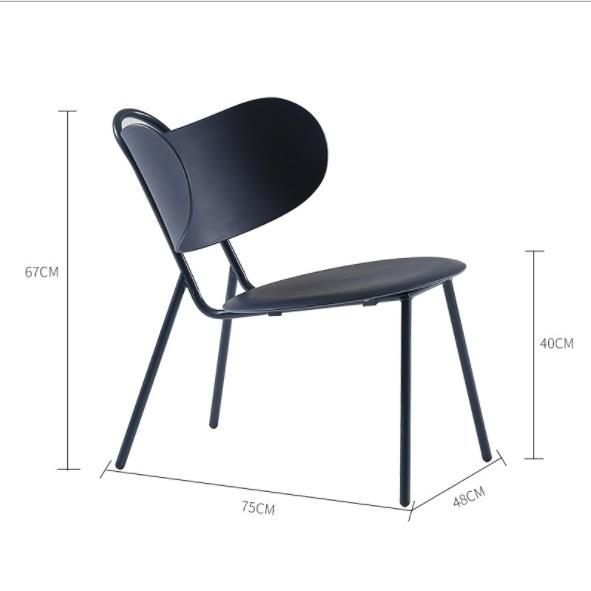 Good Price New Design PP Dining Room Chair Cheap Plastic Chair Dining Room with Metal Legs