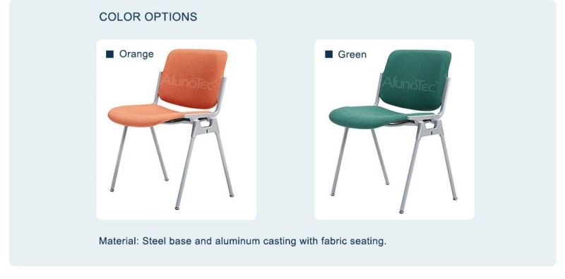 Best Price Aluminum Casting Chair with Wood Seating Dining Chair