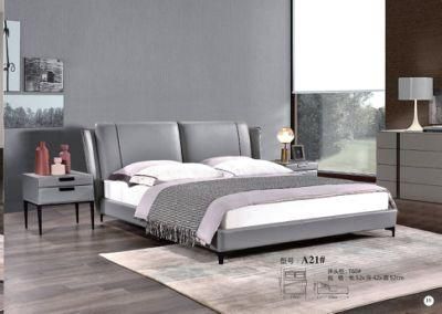 Italian Style Light Luxury Solid Wood Double Bed Living Room Furniture