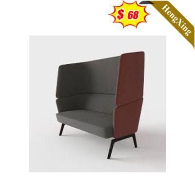 Hot Sale Model Living Room Office Hotel Lobby Gray and Brown Fabric Leisure Lounge Chair