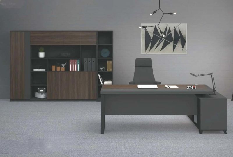 China Simple Design Office Furniture White Computer Desk with Metal Leg (SZ-ODR417)