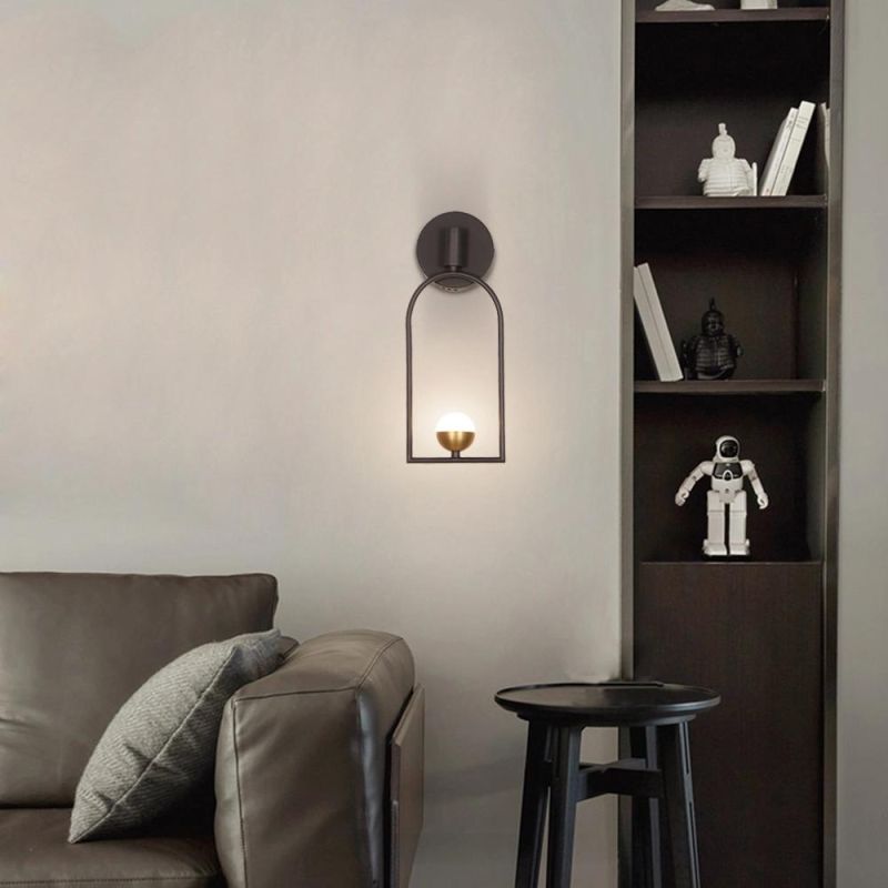Masivel Indoor Nordic Modern Bedroom Bedside Metal LED Table Lamp
