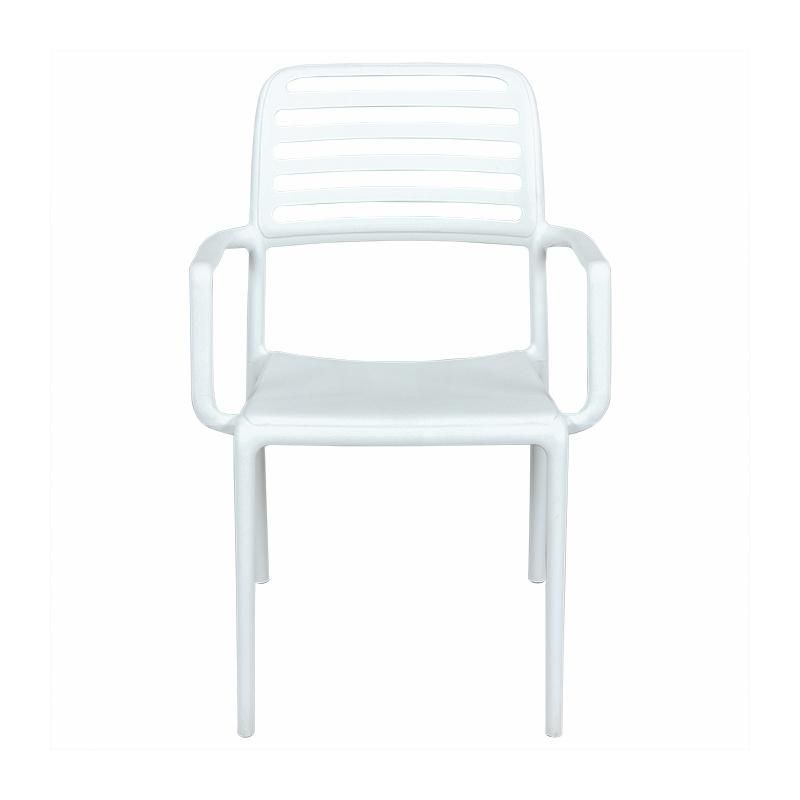 Rikayard High Quality Modern Cheap Wholesale Monroe Dining Arm PP Plastic Chair