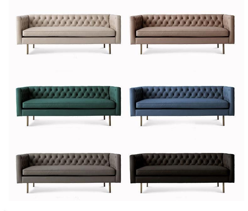 Modern Luxury Italian Sofa Leather Sofa for Livingroom Furniture