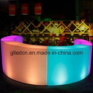 Outdoor Bar Sets Plastic Waterproof LED Lit up Bar Counter