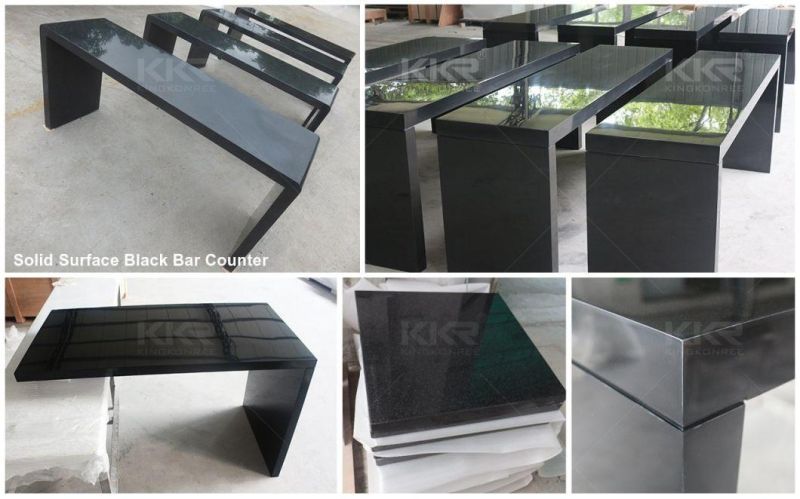 Dining Room Furniture Artificial Solid Surface Stone Bar Table