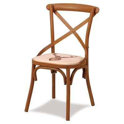 Wedding Dining Furniture Manufactures Upholstered Crossback Chair
