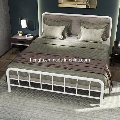 Modern Designer Bedroom Funtional Home Furniture Single Iron Bed