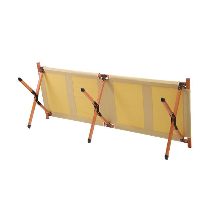 Aluminium Metal Outdoor Camping Hiking Folding Sleeping Cot Camp Bed for Adults