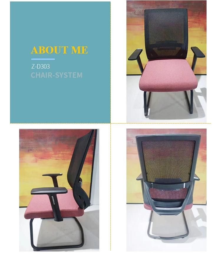 Modern Furniture Training Meeting Fabric Mesh Folding Office Chair