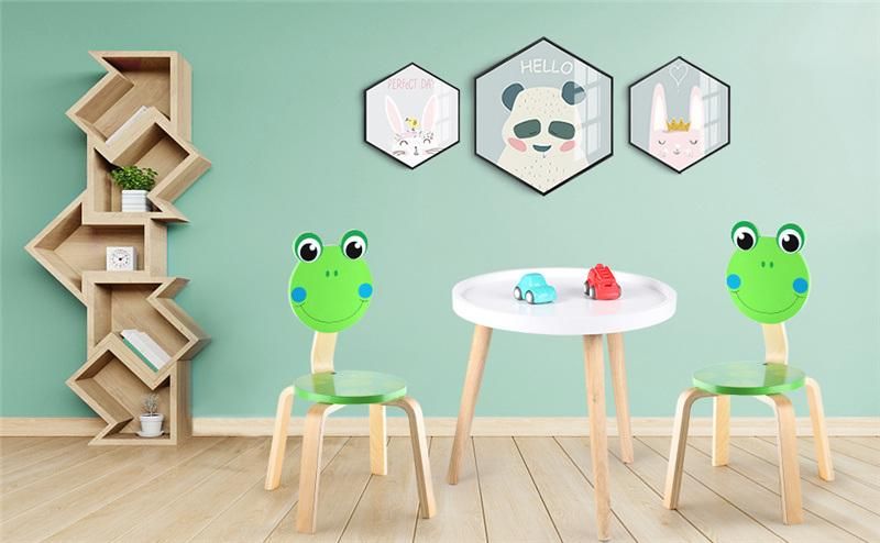 Hot Sale Children Cute Giraffe Shape Furniture Kids Chair Set