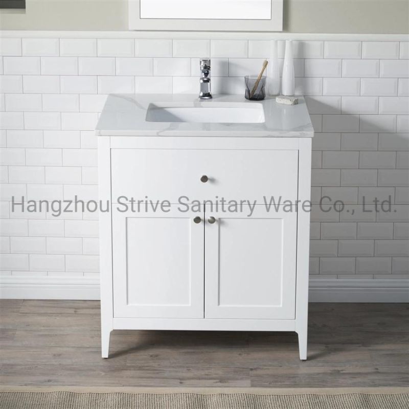 Bathroom Accessories Sanitary Ware Home Bathroom Furniture White Modern Bathroom Vanity Cabinet