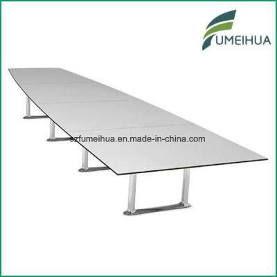 Long and Big Office Meeting Desk in Phenolic Laminate Panel