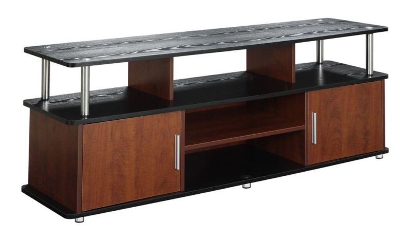 Convenience Concepts Designs 2 Go 60" TV Stand, Cherry / Black