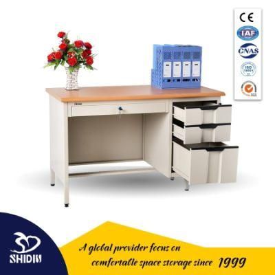 MDF Office Table with 3 Drawers Executive Office Desk for Office Furniture