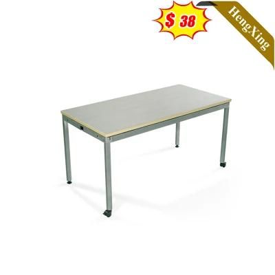 Metal Wooden Office Study Furniture Conference Table Adjustable Standing Desk