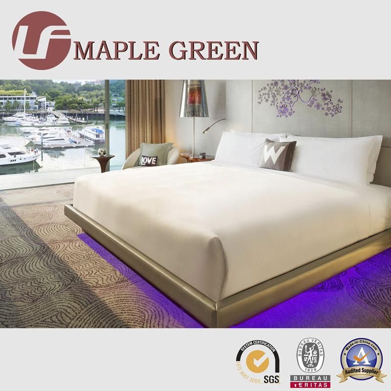 5-Star Wooden Walnut Finish Hospitality Hotel Bedroom Furniture