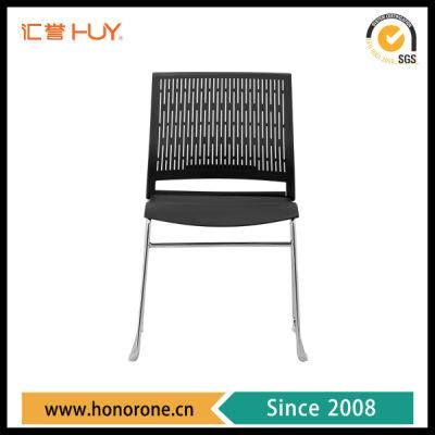 Chrome Frame PP Mediun Stacking Chair Visitor Conference Student Chair