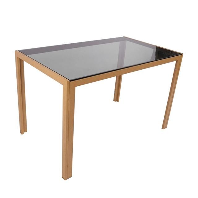 Modern Wholesale Dining Living Room Banquet MDF Plywood Iron Legs Steel Home Outdoor Furniture Table Dining Table
