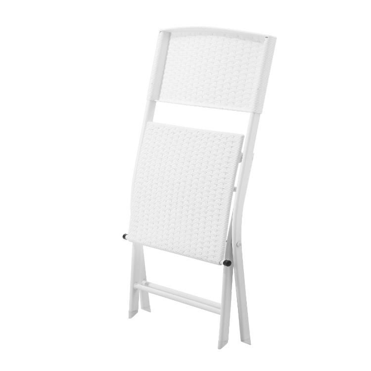 Garden Wholesale PP Modern White Chair with Metal Legs Plastic Chairs