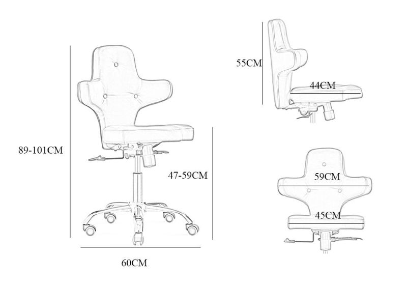 Hot Sell Ergonomic Office Excutive Chair with Adjustable Backrest