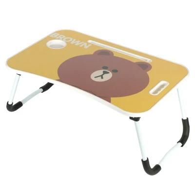 Wholesale Folding Bed Tray Tablet Slot Laptop Table
