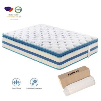 The Best Factory Aussie Wholesal Roll Sleeping Well Full Inch Innerspring Mattress in a Box King Double Gel Memory Foam Spring Mattresses