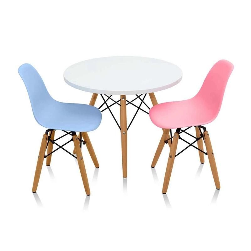 Space Saving Circle Cafe Designs Wooden Modern Decoration Small Round Wood Dining Table