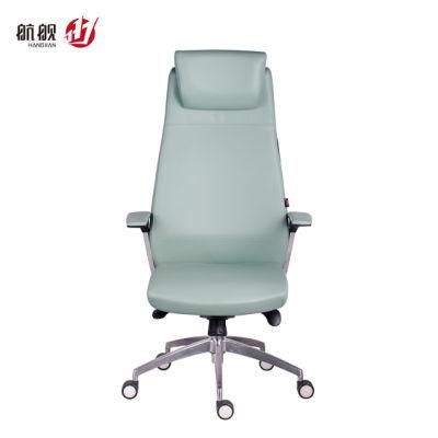 New Style Leather Office Furniture with Adjustable Headrest Ergonomic for Home Working Office Chair