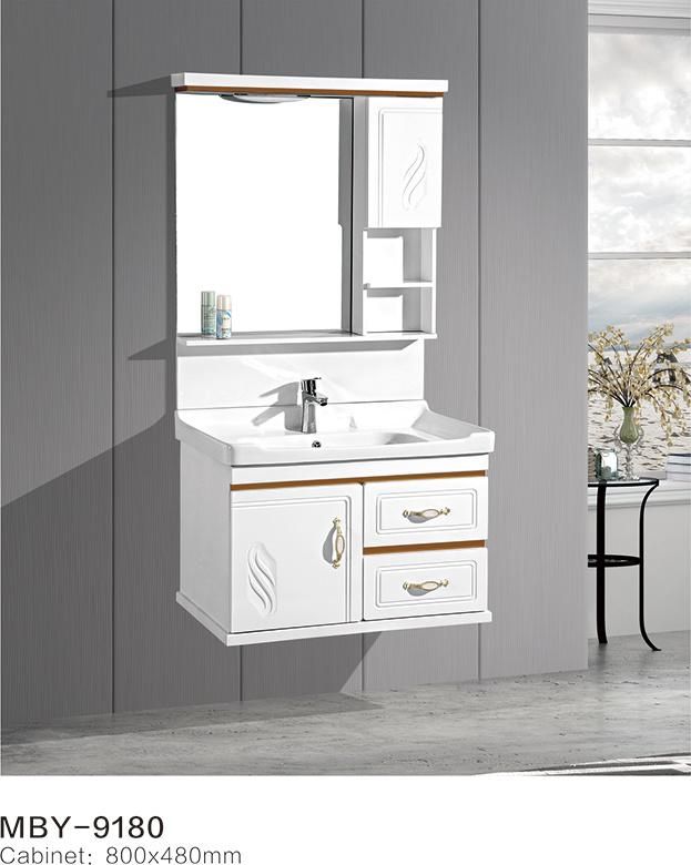 New Design Toilet Sink Combo Wash PVC Bathroom Side Cabinet