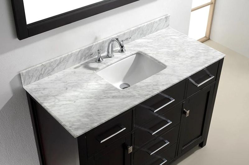 Factory Supply Hot Sale Set Furniture Solid Wood One Piece Bathroom Sinks Handmade Hangzhou PVC Bathroom Cabinet
