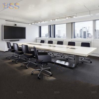 12 Person Luxury Office Boardroom Table and Chairs