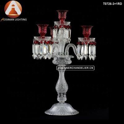 Baccarat Crystal Candelabra Centerpieces