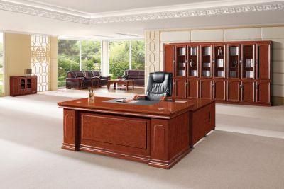 Popular Modern Wooden Painting Manager Clerk Office Desk Office Table Office Furniture (A-6924)
