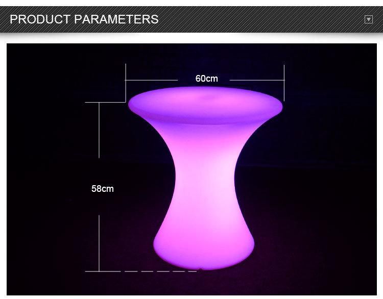 Glowing LED Cocktail Table Light up Furniture