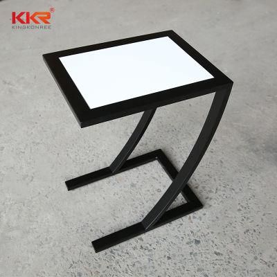 Dining Room Marble Stone Furniture Side Solid Surface Table