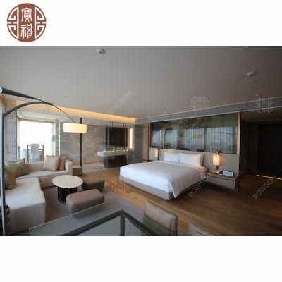 2019 Latest Customized Modern Design Hotel Room Furniture with Wood Veneer and Painting