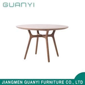 2018 Modern Round Solid Wood Restaurant Office Furniture Dining Table