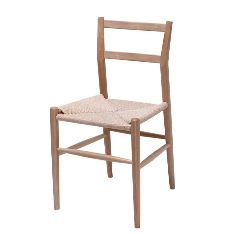 Hot Sales Tianjin Modern Furniture Restaurant Hotel Cafe Woven Rope Bistro Chair Patio Stackable Leisure Wicker Rattan Dining Chair for Living Room