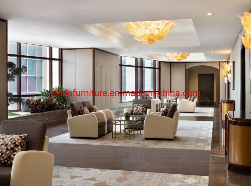 Hotel Apartment Villa Public Area Customized Reception Leisure Sofa Furniture