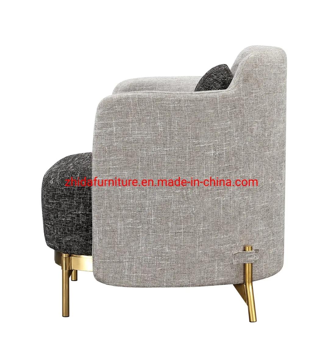 Solid Wood Leg Red Velvet Lobby Reception Area Living Room Chatting Chair