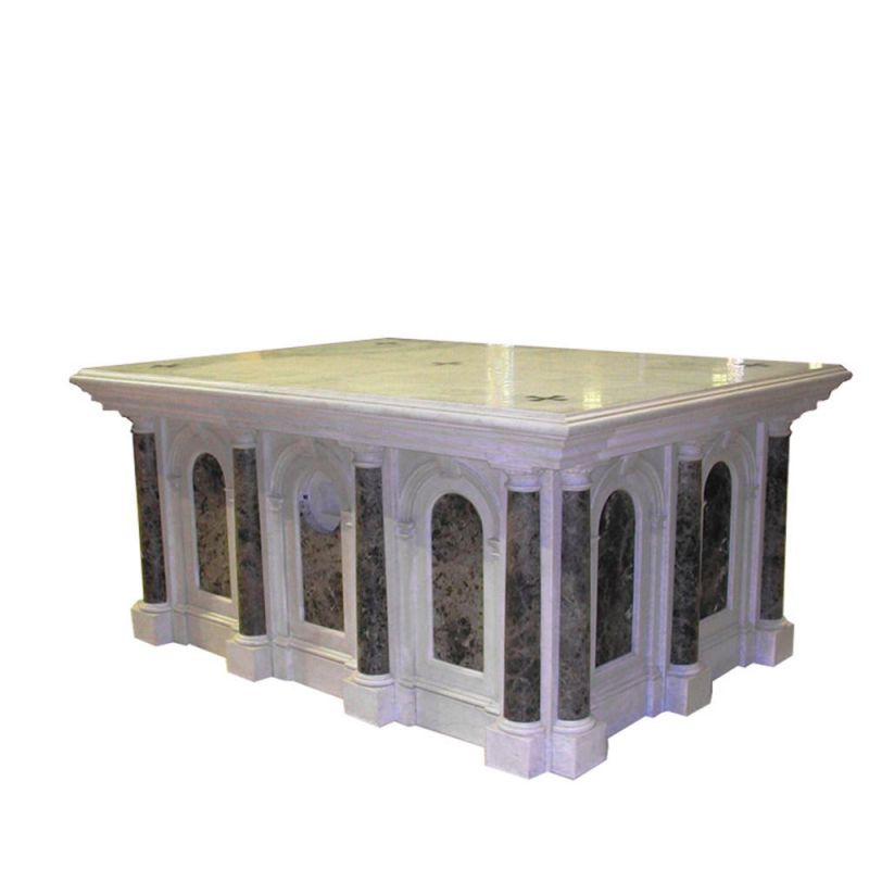 High Quality Modern Handcarved Marble Church Altar Table