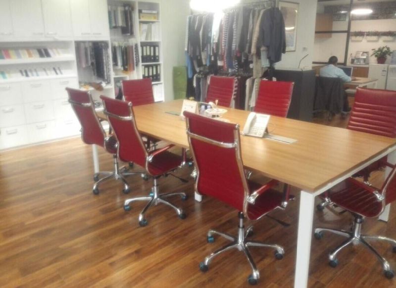 Quality Medium Back PU Leather Modern Conference Room Chairs