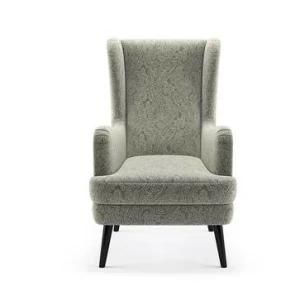 Modern High Back Wooden Leisure Home Office Hotel Garden Outdoor Living Room Bedroom Dining Room Furniture Fabric Recliner Sofa Chair