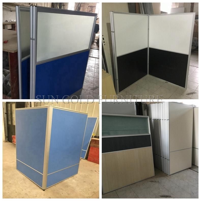 Modern Glass Wood Materials Used Building Partition Wall (SZ-WS645)