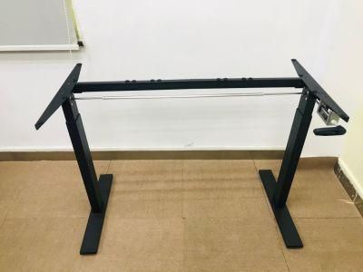 Chinese Manufacture Simple Manual Lifting Table Family Hall Study Table Family Office Lifting Table Simple and Convenient Computer Table