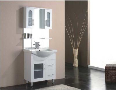 Floor Standing Gloss Painting MDF Bathroom Furniture Sw-D750sw