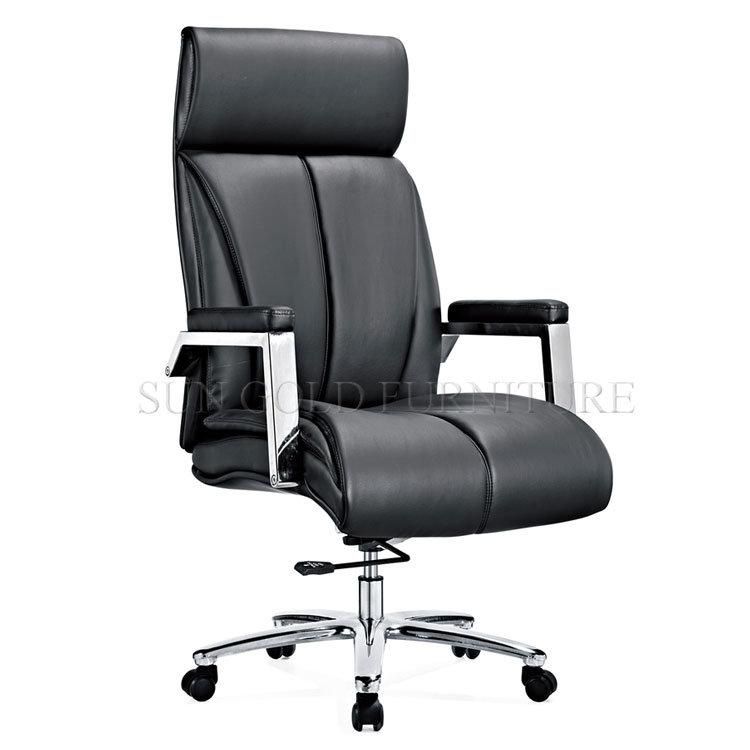 Top Grade Black CEO Working Swivel Leather Chair (SZ-OC141)