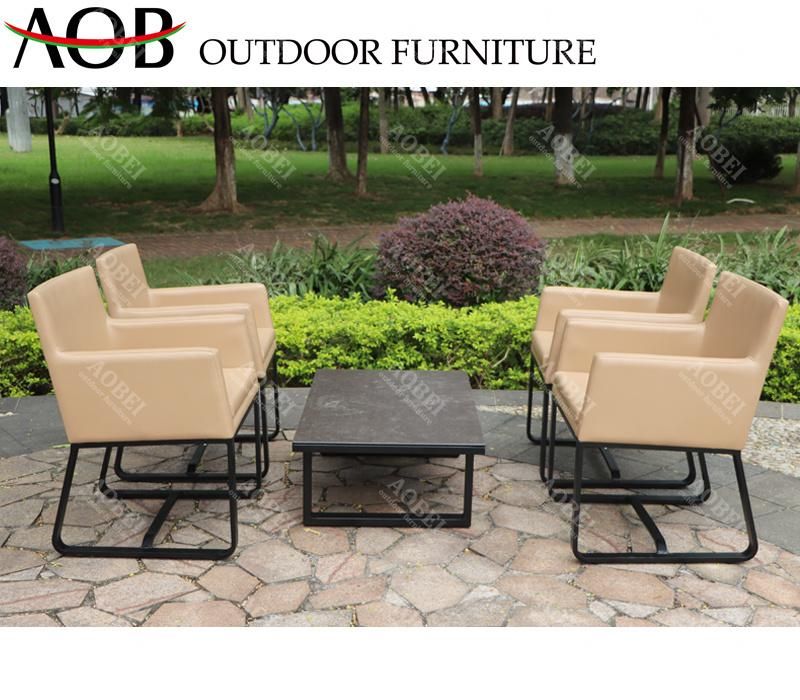 Modern Wholesale Outdoor Exterior Garden Patio Home Hotel Villa Balcony Leisure Chair Table Set Furniture