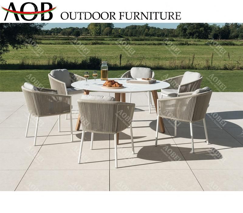 Modern Wholesale Outdoor Exterior Patio Restaurant Bistro Home Hotel Resort Dining Furniture Set